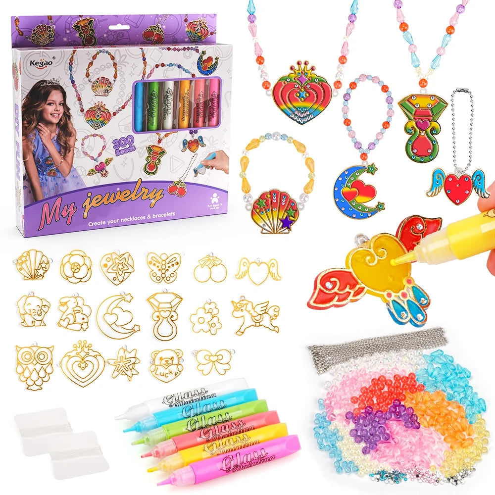 Necklace Craft Kit Jewelry Making Kit K252091