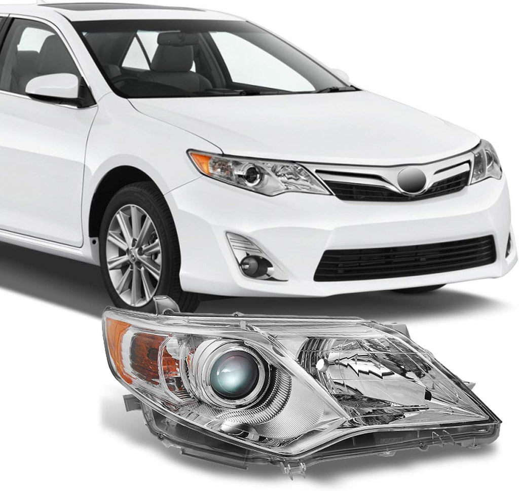 Chrome Clear Projector Headlights Pair M7451