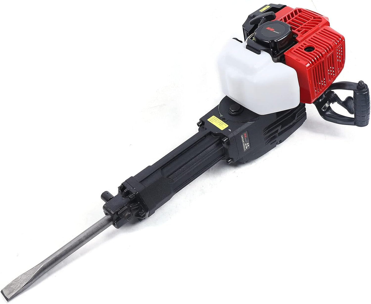 52CC Gas Demolition Jack Hammer with 2 Chisels Concrete Breaker Drill S707014