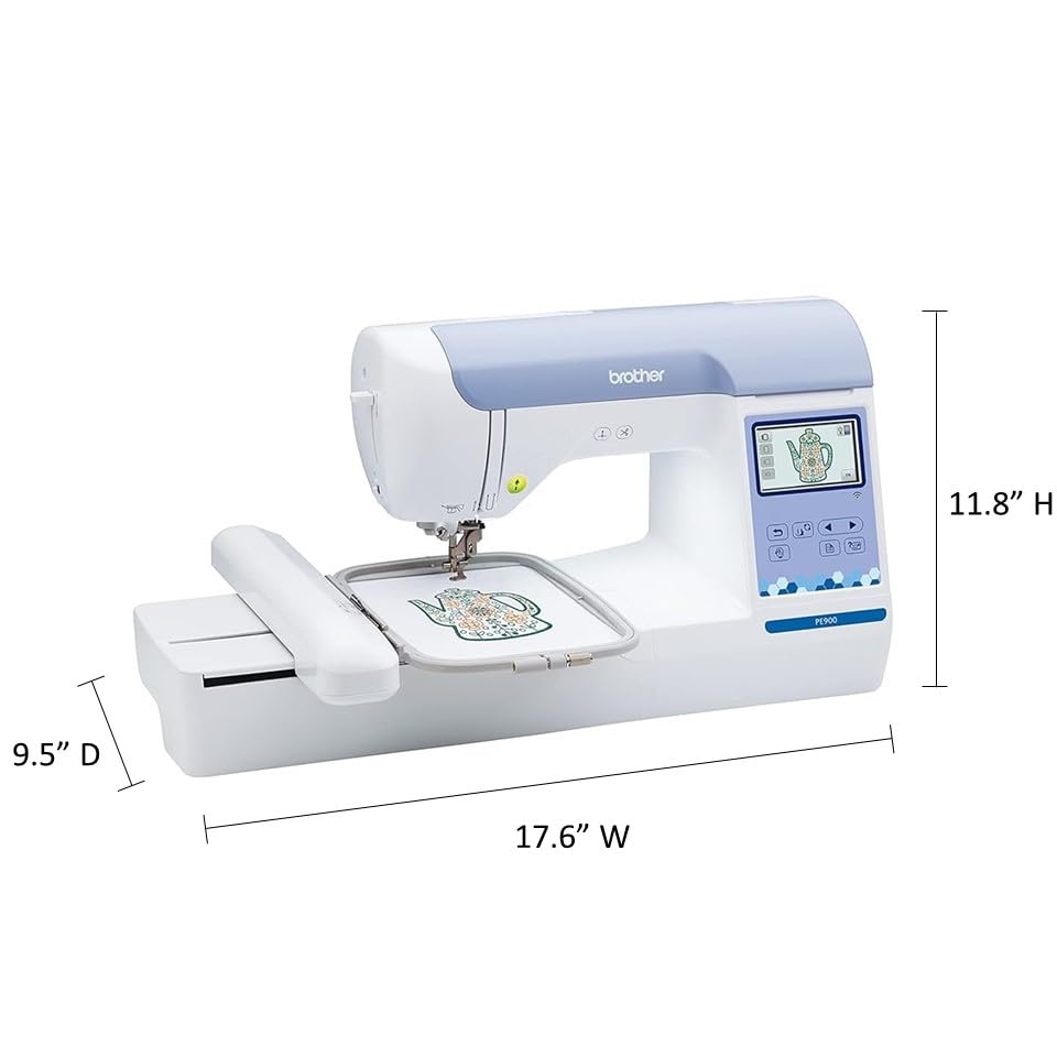 White Embroidery Machine N20416