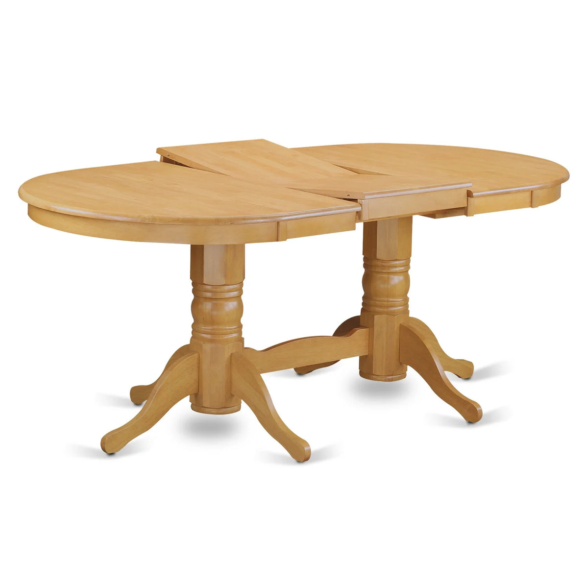 7 Piece Oak Wood Table and Dining Chairs H622
