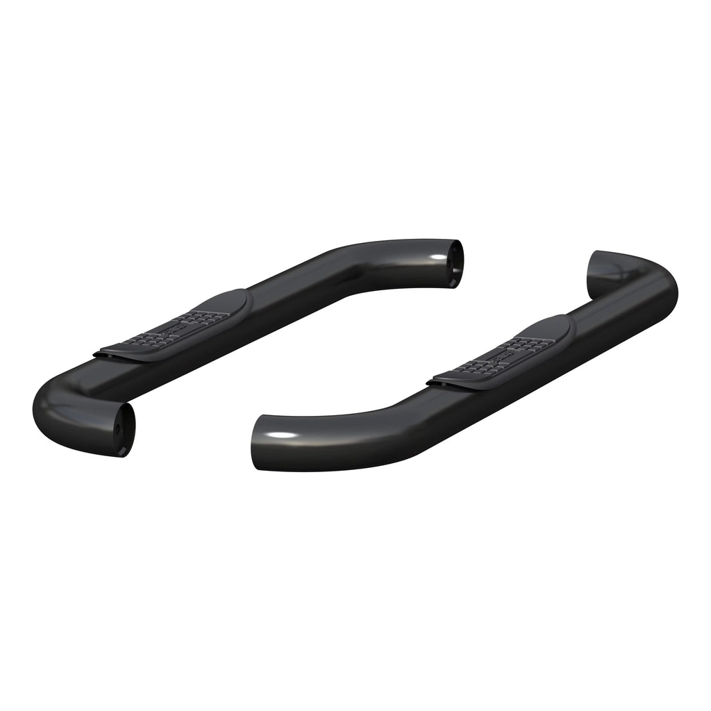 3-Inch Round Black Stainless Steel Nerf Bars O4140