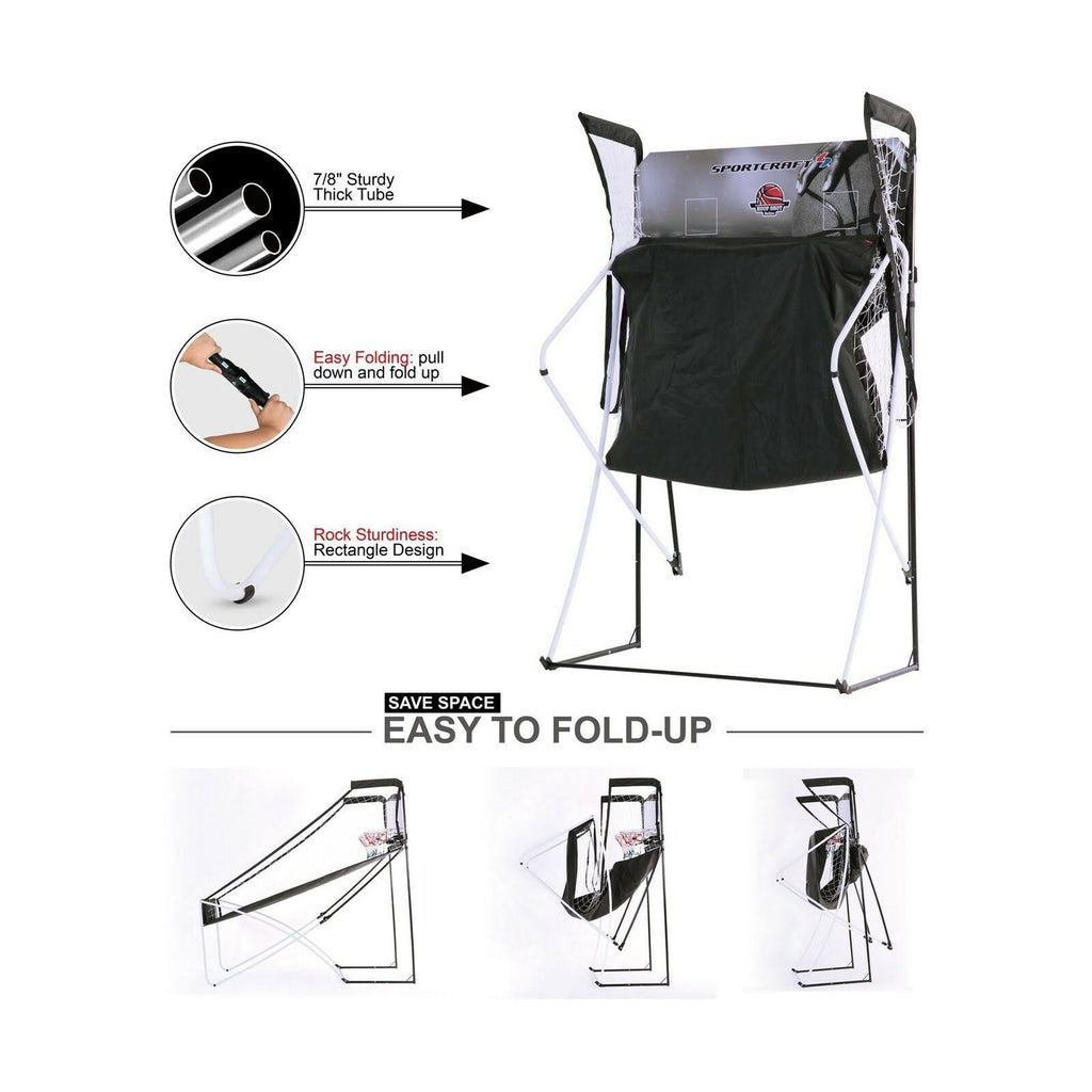 Double Hoop Shot Basketball Arcade Game F4261