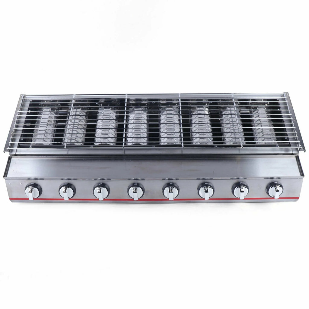 8 Burners LPG Gas Outdoor Cooker Stainless T138392