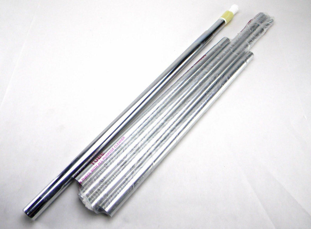 Chrome Grey Tension Corner Pole Caddy R3945