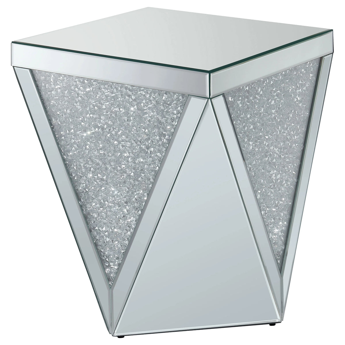 Square End Table with Mirror I376923