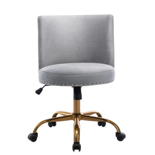 Velvet Swivel Desk Chair N806
