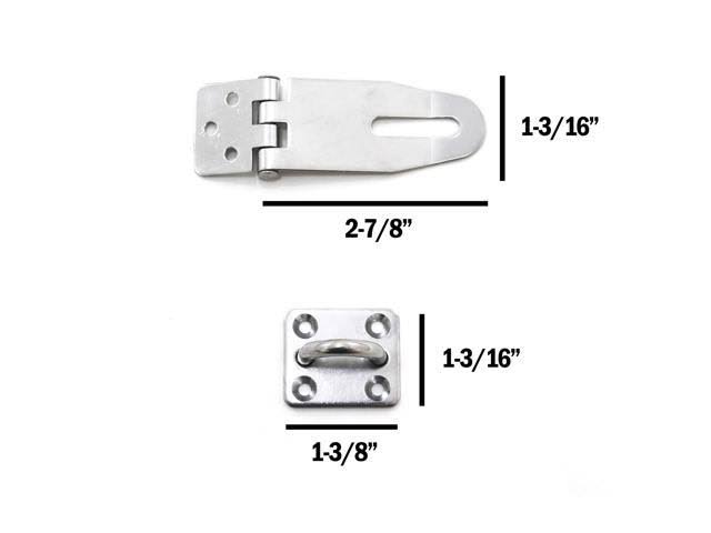 Door Padlock Hasp Clasp Latch 304 Stainless Steel T55007