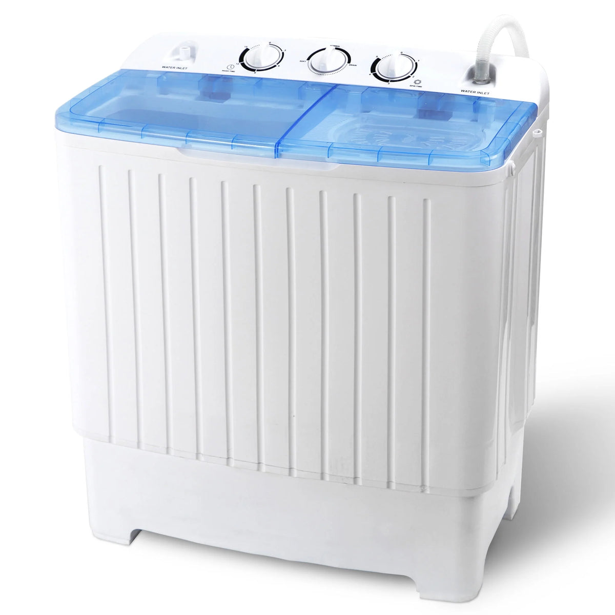 2 in1 Portable Mini Washing Machine Top-Load Twin Tub Washer Spin Dryer, White S54521
