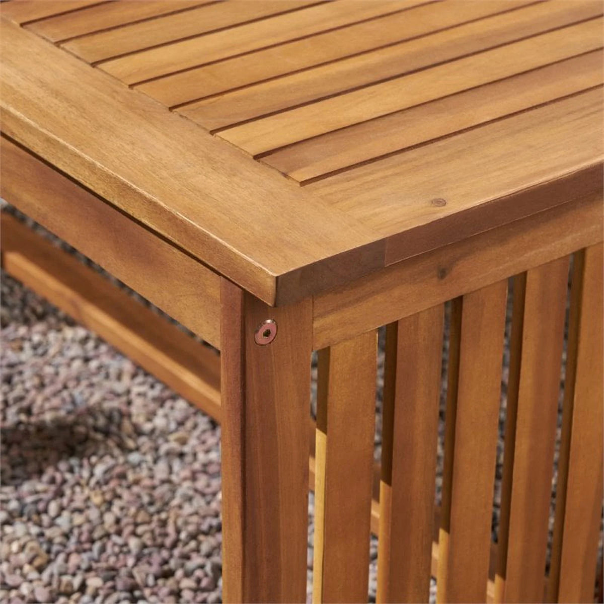 2 Piece Outdoor Acacia Wood Sofa Set B9040