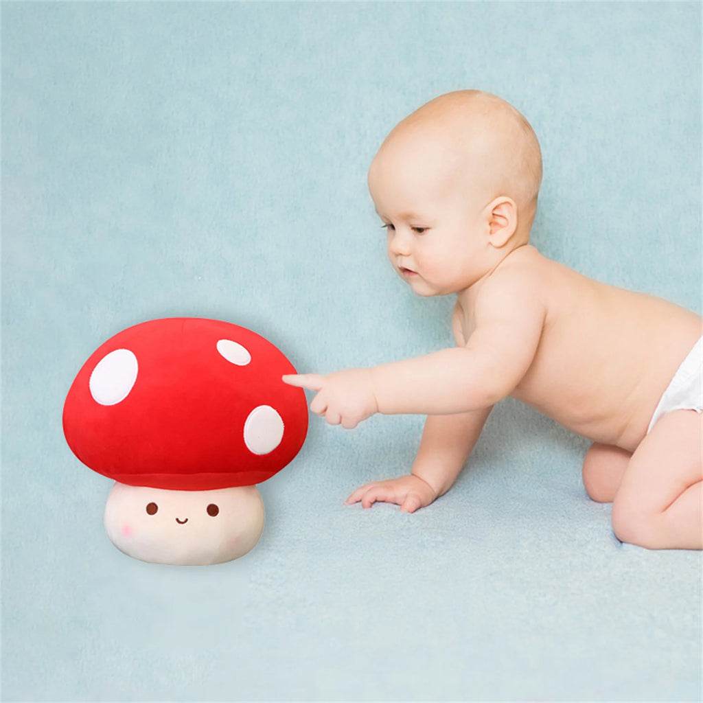 Cute Mushroom Plush Stuffed Animal Pillow 9 12 inch V412533