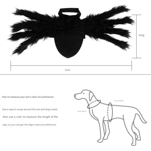 Halloween Pet Costume for Small Dogs & Cats, Lightweight Felt & Polyester, XL E340