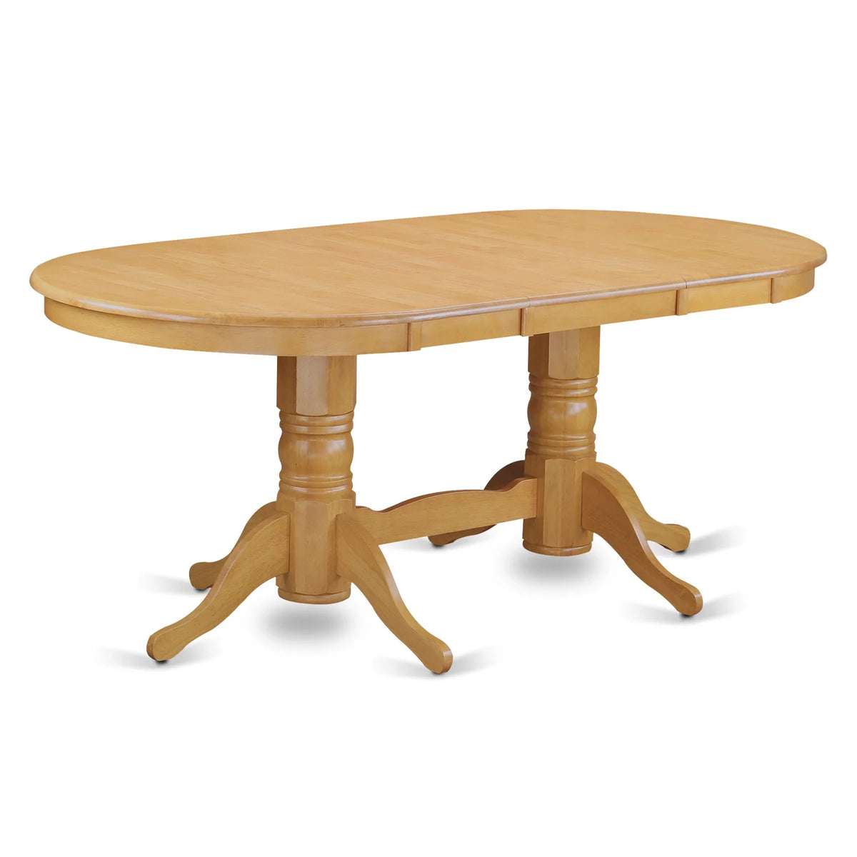 7 Piece Oak Wood Table and Dining Chairs H622