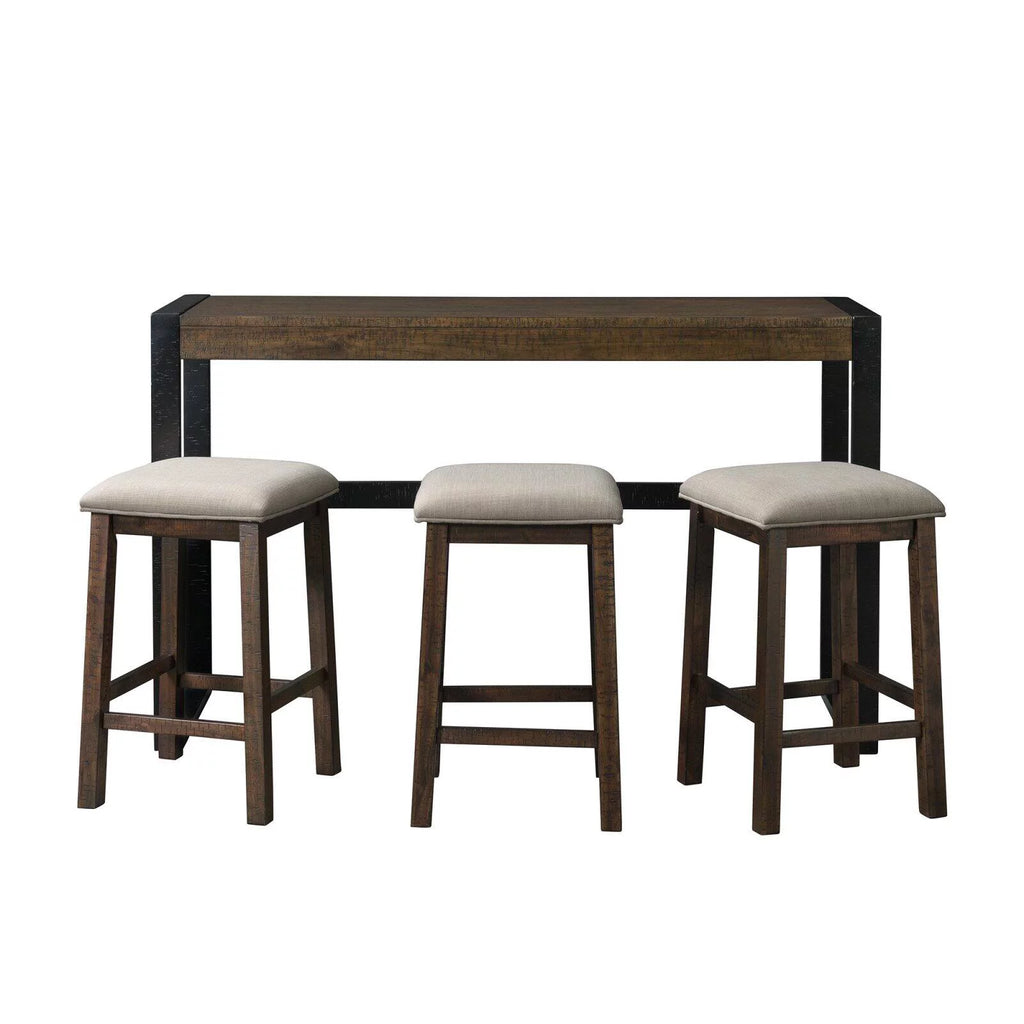 Walnut Bar Table Set I9068