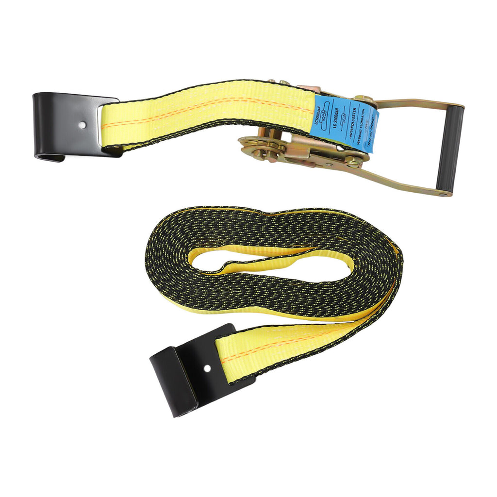 4 Packs Ratchet Lashing Strap 30ft*2in Cargo Tie-Down Straps with Flat Hook Y12788