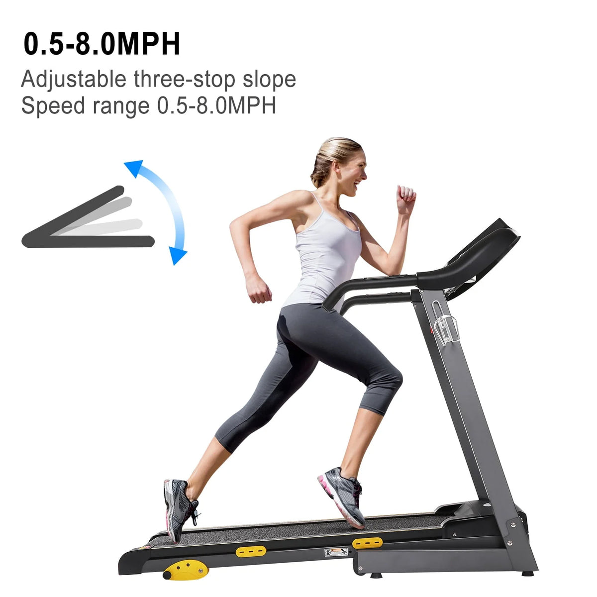 Folding Electric Treadmill with Incline A119