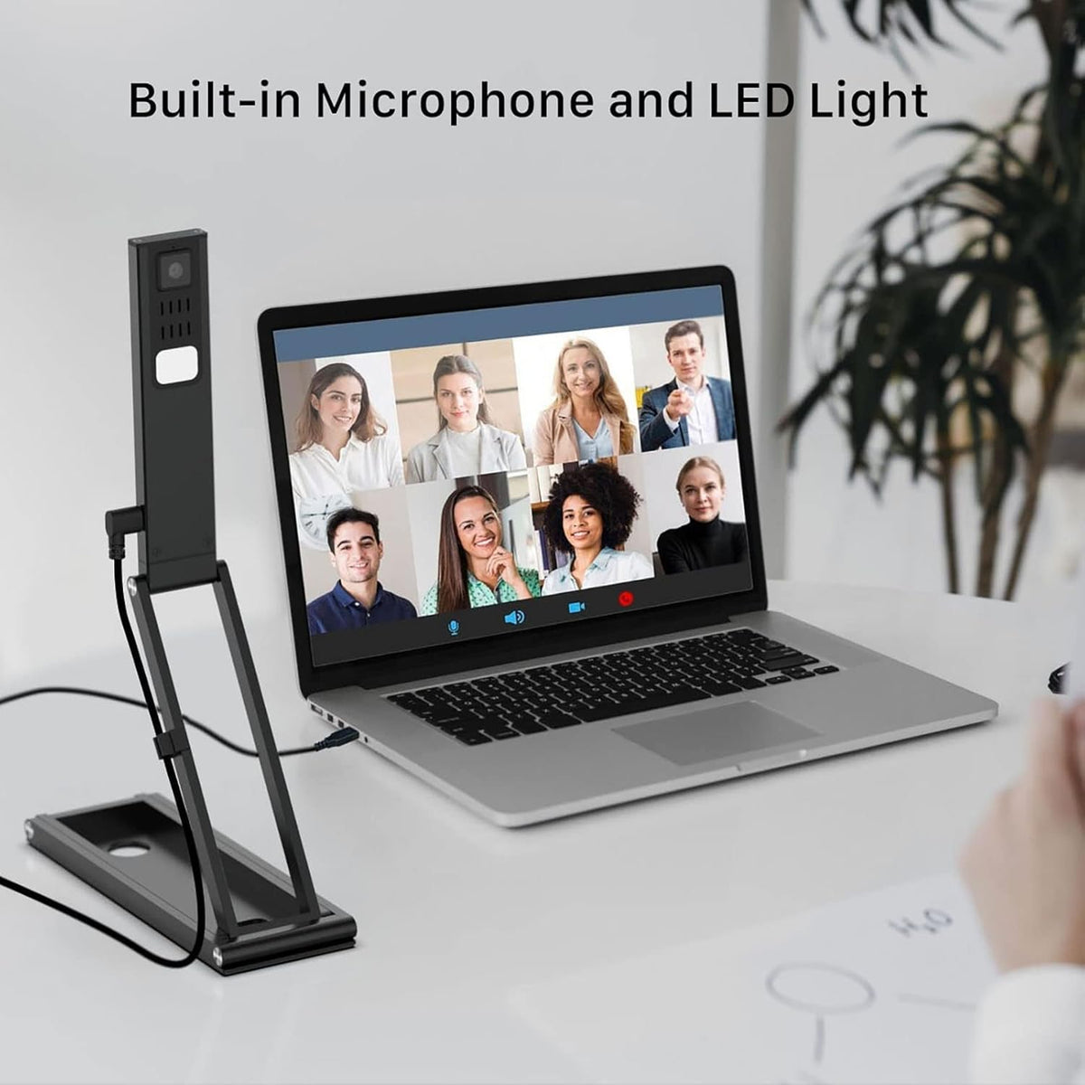 4K UHD 13MP Overhead Camera with Dual-Mode Autofocus and Built-in Microphones L3326