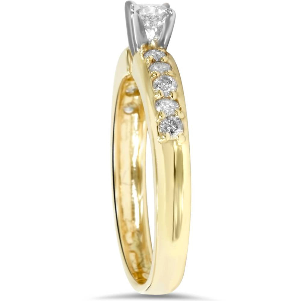14K Yellow Gold Solitaire Ring G81407