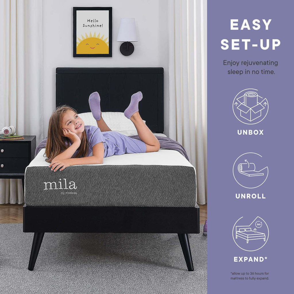 Twin Foam Mattress Set of 2 Q154469