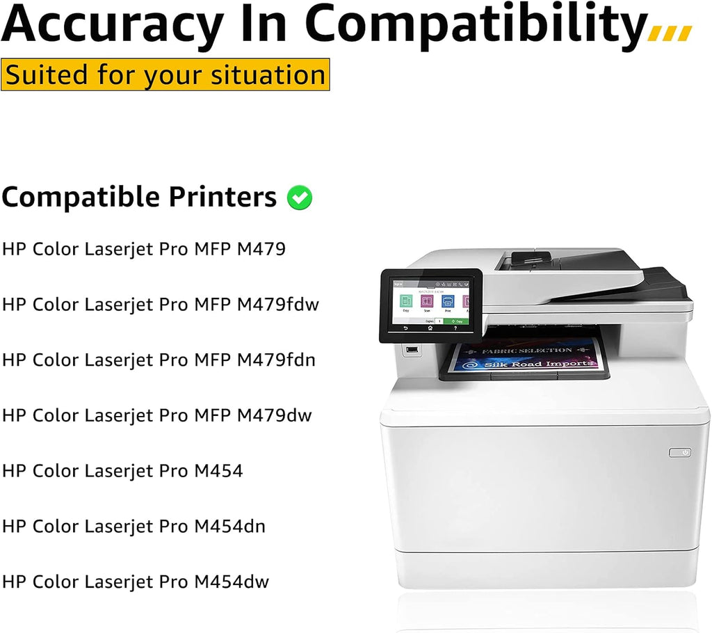 4-Pack Toner Cartridge for HP 414A 414X W2020A W2021A W2022A W2023A W35292