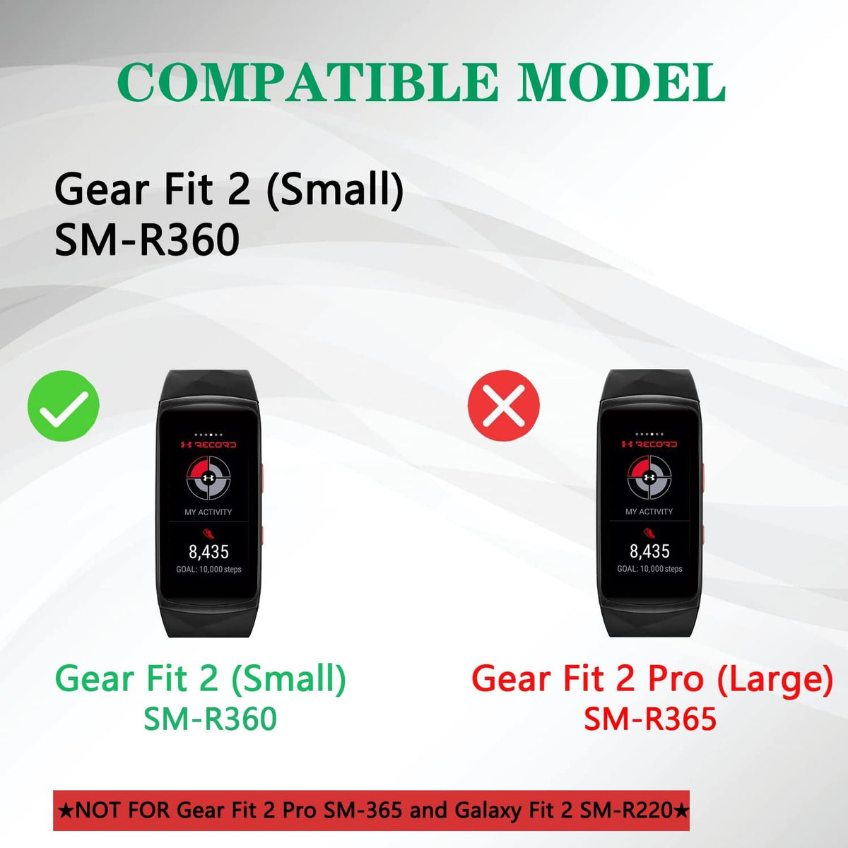 Battery Replacement for Samsung Gear Fit 2 Fitness Smartwatch 200mAh with Repair Tools O69859