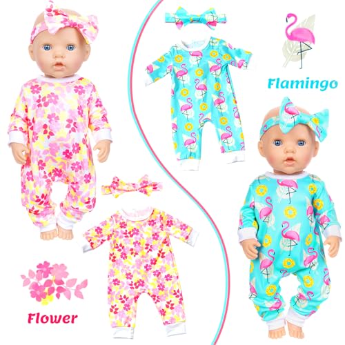 10 pcs Baby Doll Clothes and Accessories Set for 14-16 Inch Dolls J85521