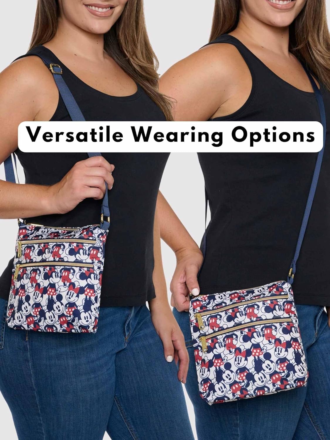Navy Nylon Crossbody Purse V537529