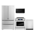 30 Electric Range, Refrigerator with Ice Maker, Dishwasher and Microwave O82815