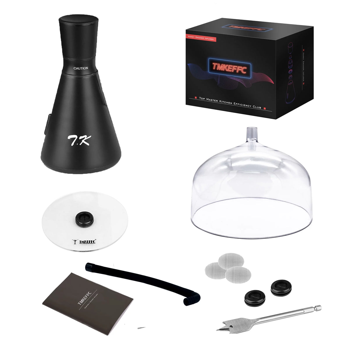 Black Portable Hand-held Smoke Infuser Kit Y175