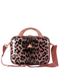 Rose Gold Cheetah Print Beauty Case Q2068
