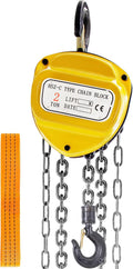 Yellow Pack of 2 Manual Chain Hoist V281