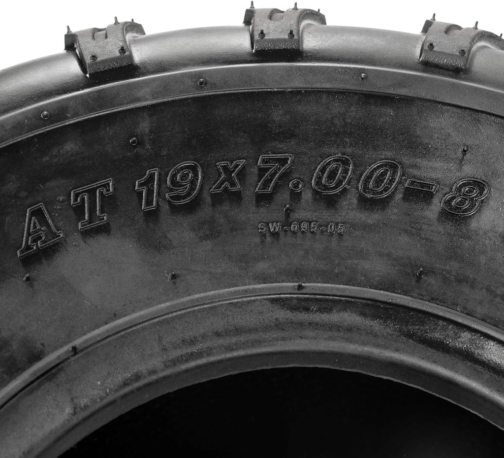 19x7-8 Front & 18x9.50-8 Rear Tubeless Tires M3077
