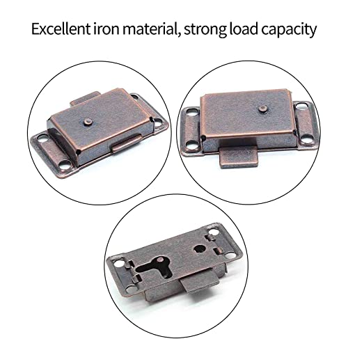 Vintage Cabinet Lock with Key and Mounting Screws (1 Set) E121