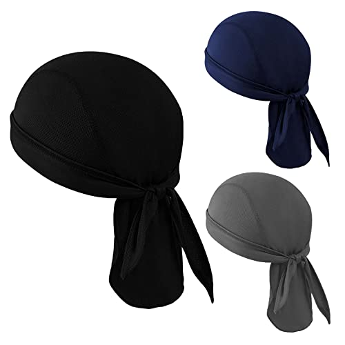 3Pcs Skull Caps Sweat Wicking Cooling Helmet Liner T47521
