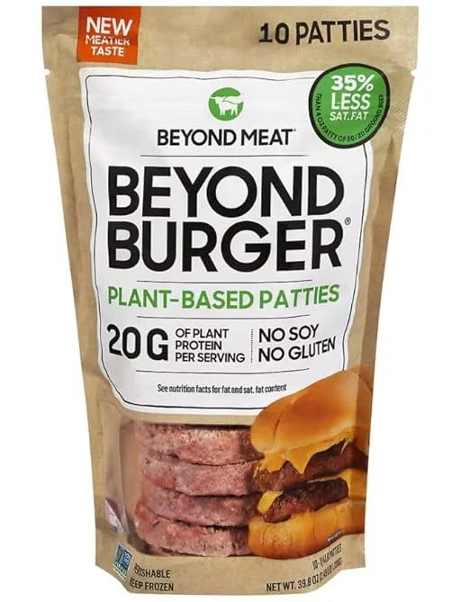 Plant-Based Burger Patties, 10 ct, 40 oz, Pack of 2 N592