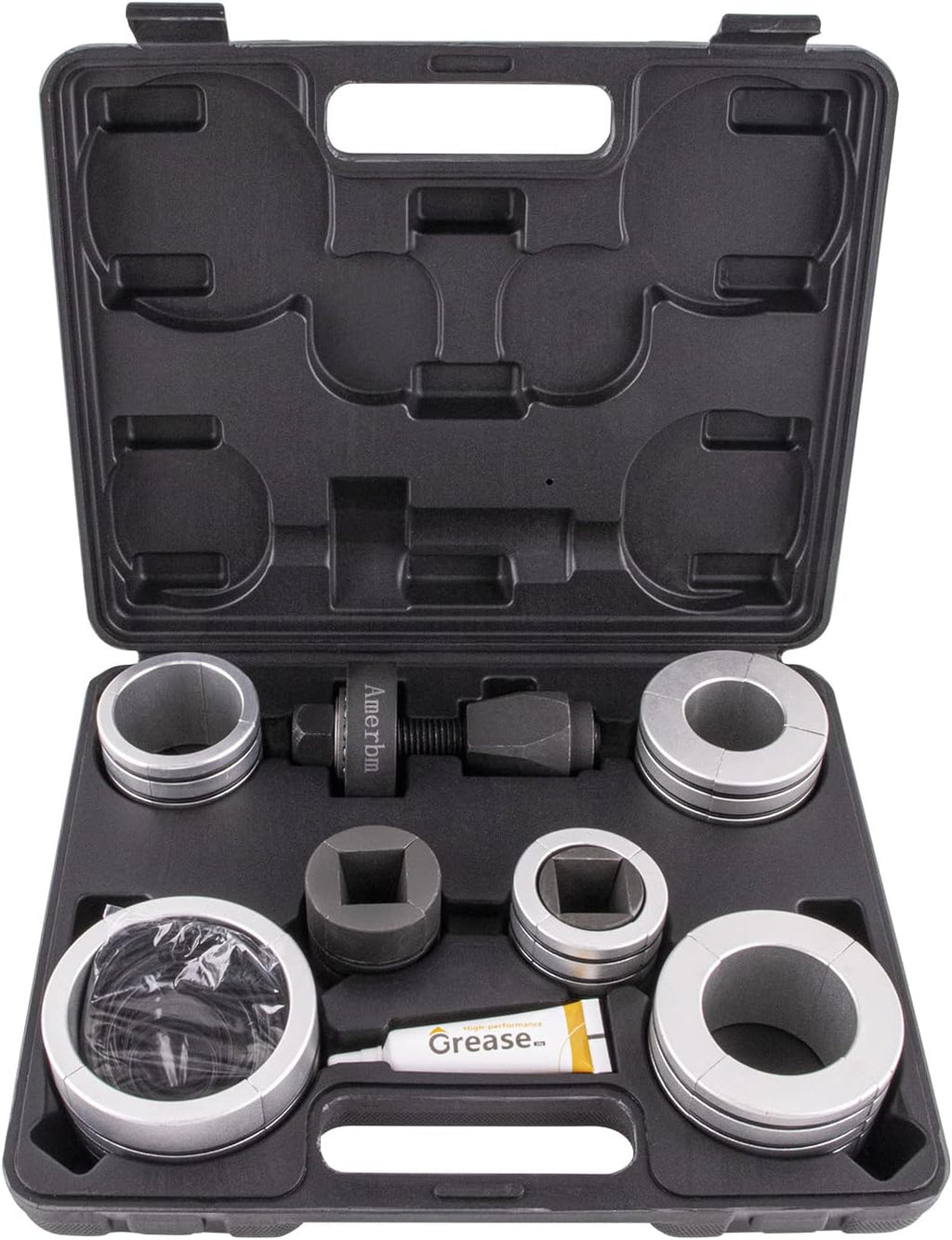 Exhaust Pipe Expander Tool Set 1-5/8 to 4-1/4 Inches with Rubber Rings M412466