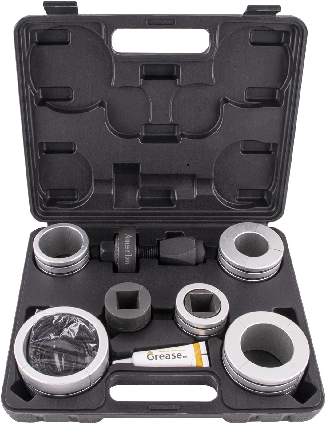 Exhaust Pipe Expander Tool Set 1-5/8 to 4-1/4 Inches with Rubber Rings M412466