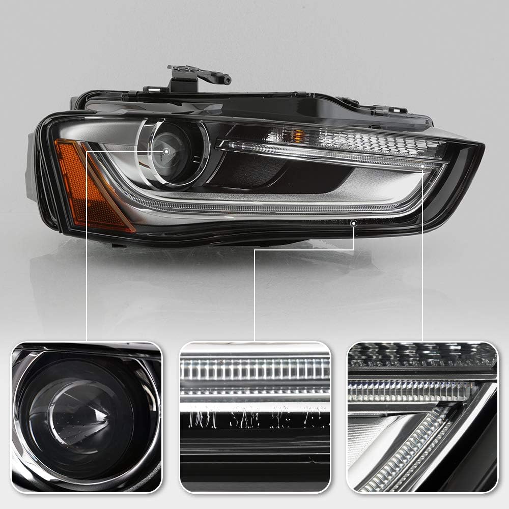 2013-2016 Audi A4 S4 Headlight Assembly Passenger Side K128