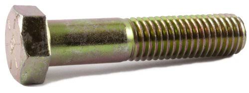 3/8-16 x 7/8 Grade 8 Hex Cap Screw Yellow Zinc Plated (100) R135786