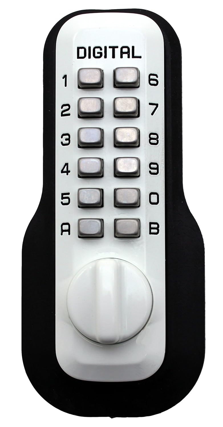 Mechanical Keyless Entry Deadbolt Door Lock Satin Nickel Finish M363307