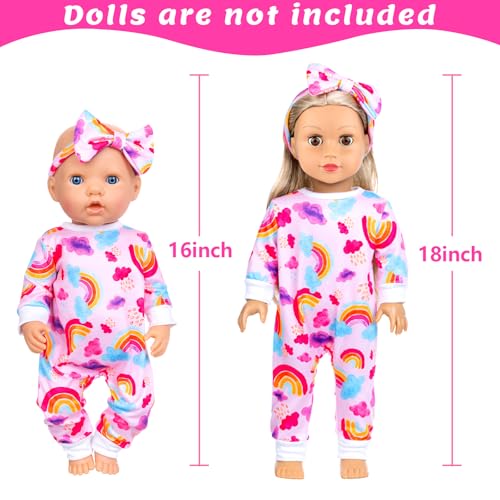 10 pcs Baby Doll Clothes and Accessories Set for 14-16 Inch Dolls J85521