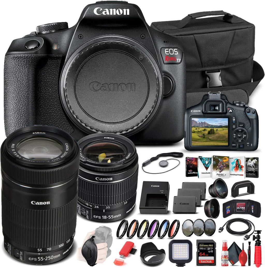 DSLR Camera with 18-55mm Lens and 55-250mm Lens C43734