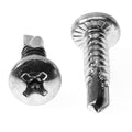 #8-18 x 3/8 Self Drilling Screw Phillips Pan Head Zinc Plated J373