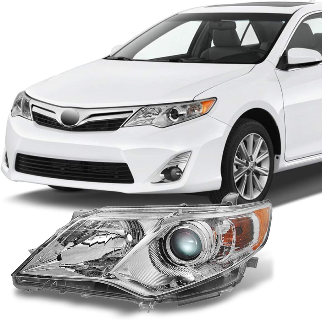 Chrome Clear Projector Headlights Pair M7451