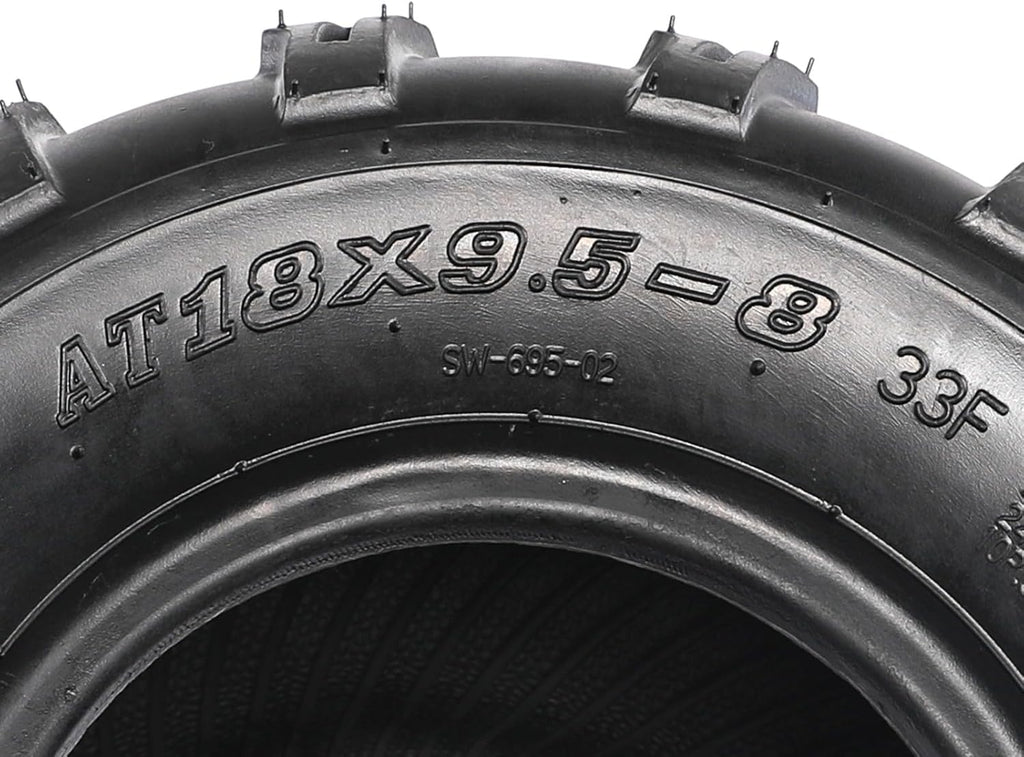19x7-8 Front & 18x9.50-8 Rear Tubeless Tires M3077