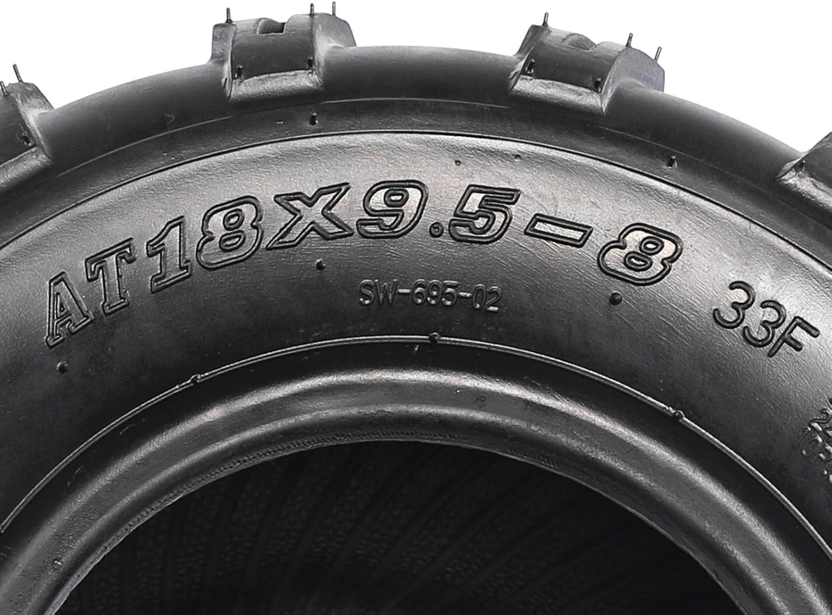 19x7-8 Front & 18x9.50-8 Rear Tubeless Tires M3077