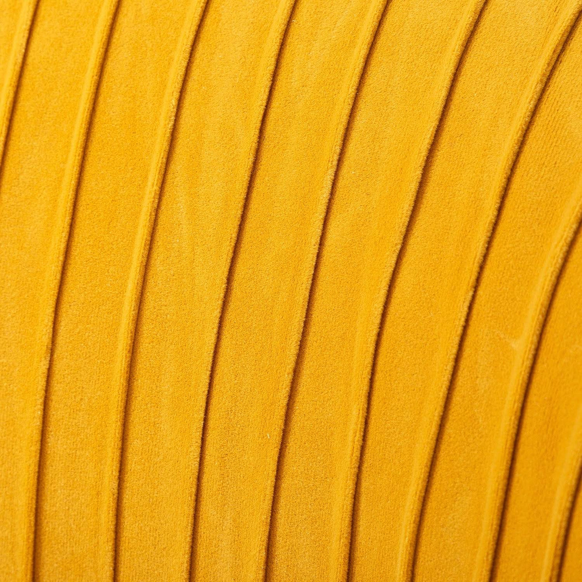 Mustard Upholstered Barrel Chair with Golden Base B304