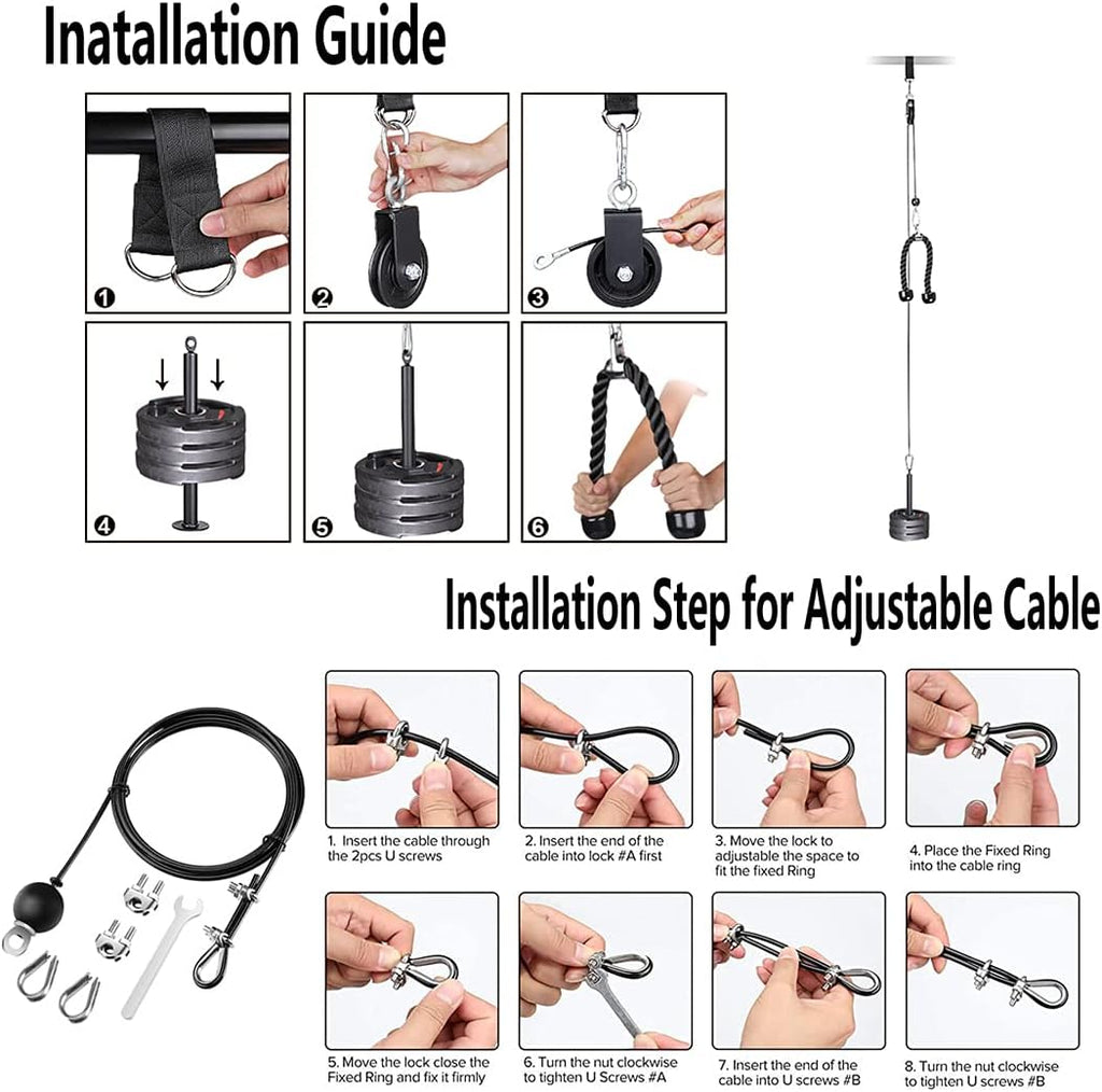 4 in 1 LAT and Lift Pulley System H5661