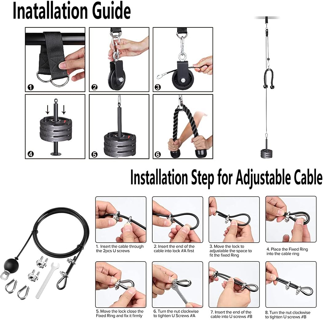 4 in 1 LAT and Lift Pulley System H5661