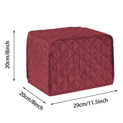 Quilted Black Toaster Cover 2 Slice F312
